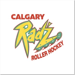 Defunct Calgary Rad'z Roller Derby / Hockey Team Posters and Art